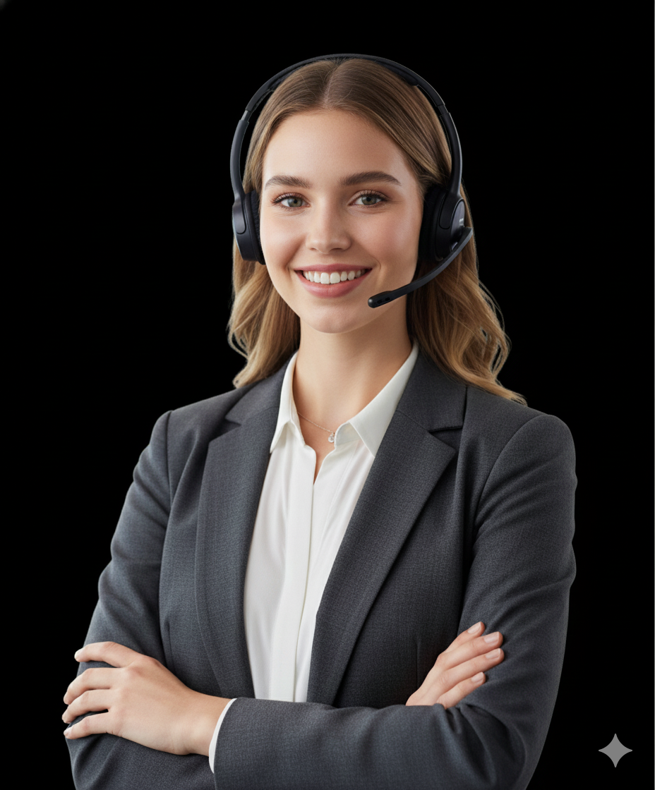 Professional AI Voice Agent Representative